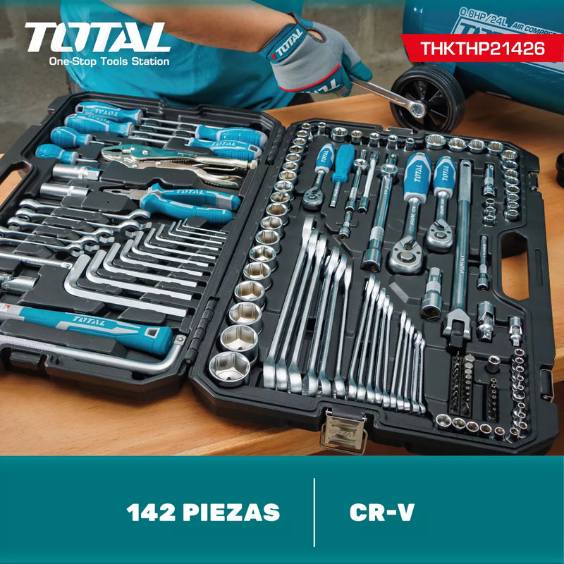 KIT DEWALT ORIGINAL: PISTOLA DE IMPACTO + CAJA HERRAMIENTA 142 PIEZAS 2.0 - PROMOCION CIERRE DE LA TIENDA -  ENVÍO GRATIS