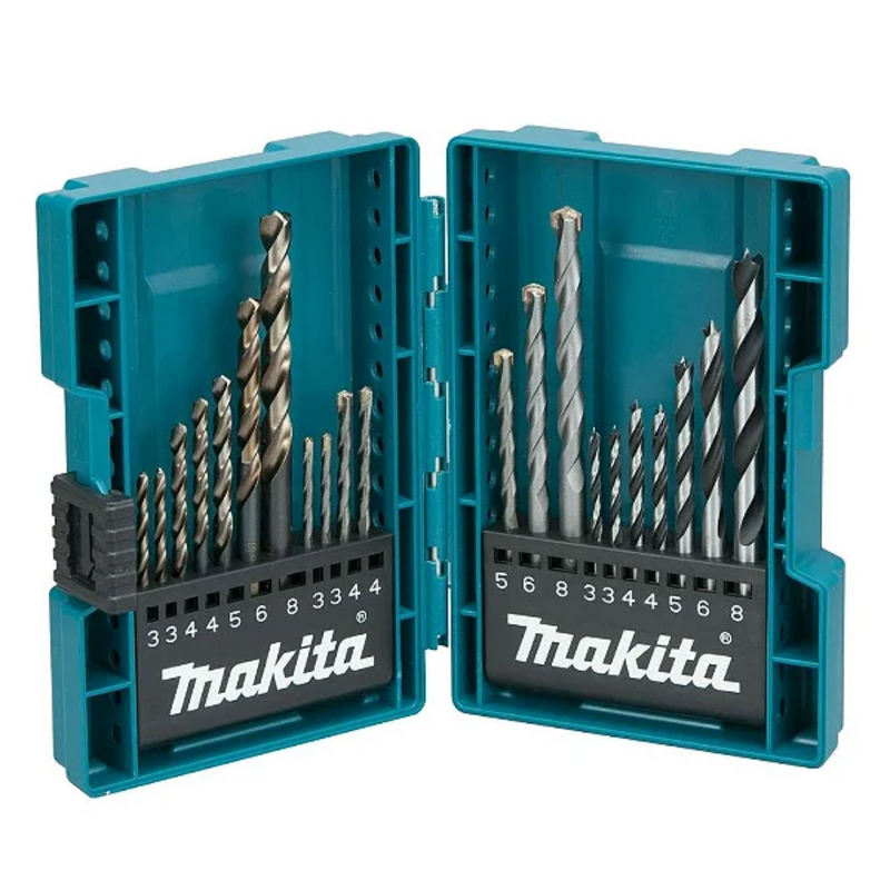 KIT MAKITA ORIGINAL: QUEDAN 6 UNIDADES TALADRO DE PERCUSION DE ALTO IMPACTO + CAJA DE HERRAMIENTAS CON 108 PIEZAS + 20 BROCAS DE TITANIO - CIERRE DE LA TIENDA